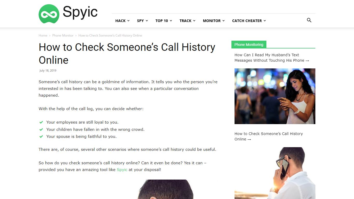 How to Check Someone’s Call History Online - Spyic