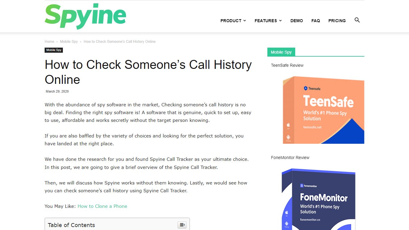 How to Check Someone's Call History Online for Free - Spyine