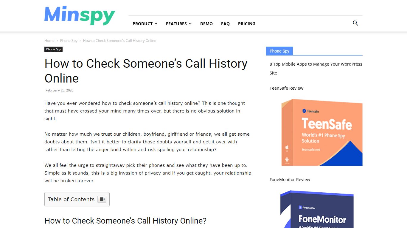 How to Check Someone's Call History Online for Free - Minspy blog